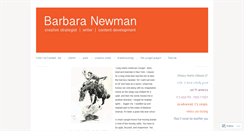 Desktop Screenshot of barbaranewmancreative.com