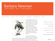 Tablet Screenshot of barbaranewmancreative.com
